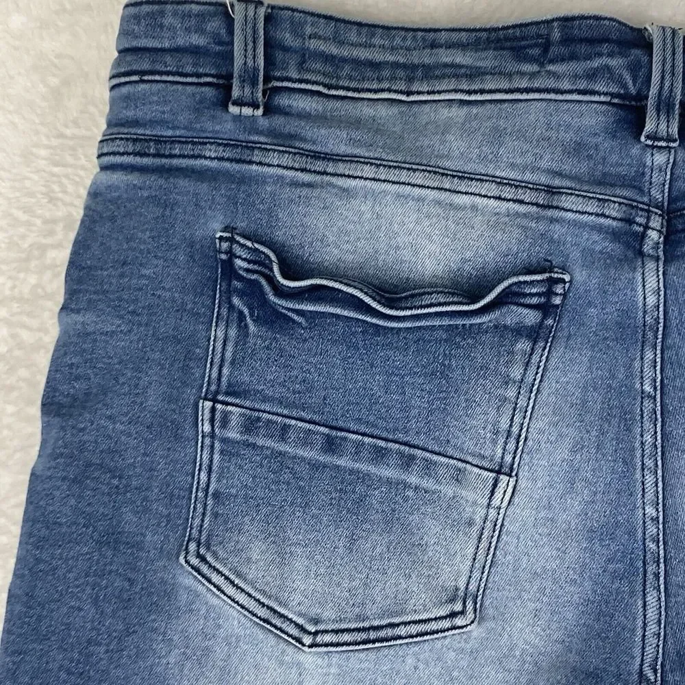 Rockstar Original Ultra Slim Natural Selection Project Distressed Shorts Size 40